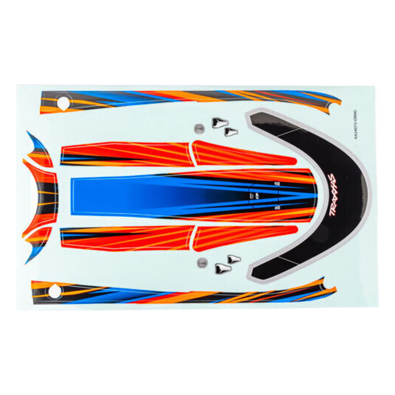 Traxxas Disruptor Hatch Orange Decal Set TRA10699-ORNG - 10699-orng-jpg Traxxas Disruptor Hatch Orange Decal Set TRA10699-ORNG