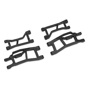 Traxxas Black WideMaxx Front Upper & Lower HD Suspension Arms TRA10725-BLK