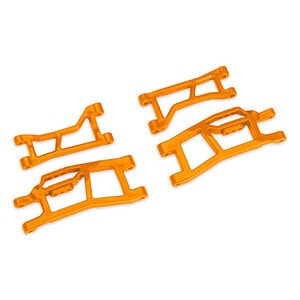 Traxxas Orange WideMaxx Front Upper & Lower HD Suspension Arms TRA10725-ORNG