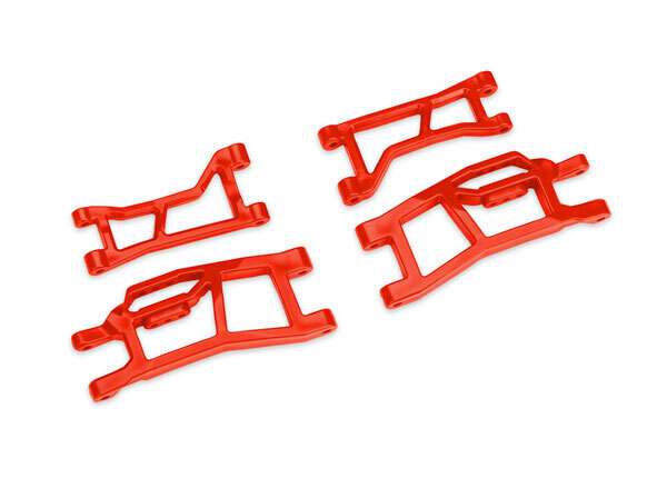 Traxxas Red WideMaxx Front Upper & Lower HD Suspension Arms TRA10725-RED