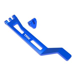 Traxxas Blue Aluminum Battery Hold-Down Strap w/ Post TRA10726-BLUE