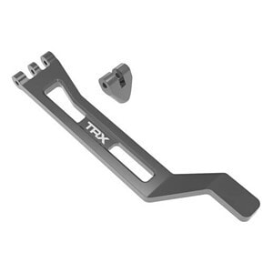 Traxxas Gray Aluminum Battery Hold-Down Strap w/ Post TRA10726-GRAY