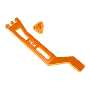 Traxxas Orange Aluminum Battery Hold-Down Strap w/ Post TRA10726-ORNG