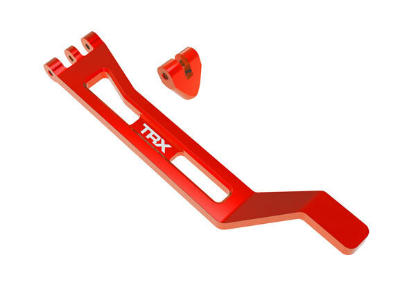 Traxxas Red Aluminum Battery Hold-Down Strap w/ Post TRA10726-RED - 10726-red-jpg Traxxas Red Aluminum Battery Hold-Down Strap w/ Post TRA10726-RED