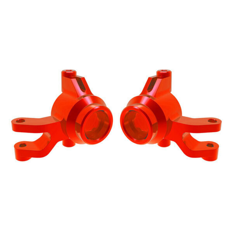 Traxxas Red Aluminum Steering Blocks (L&R) TRA10734-RED