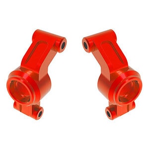 Traxxas Red Aluminum Stub Axle Carriers (L&R) TRA10751-RED