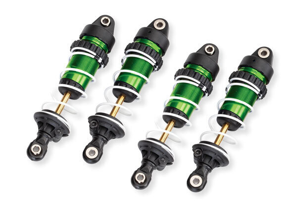 Traxxas Green Aluminum Mini GTR Long Shocks & Springs (2) TRA10765-GRN