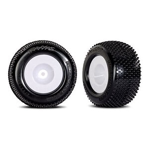Traxxas White Dished Wheels w/ Response Pro Tires (2) TRA10773-WHT