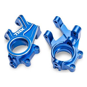 Traxxas Sand Car Blue Aluminum Steering Blocks (L&R) TRA10936-BLUE