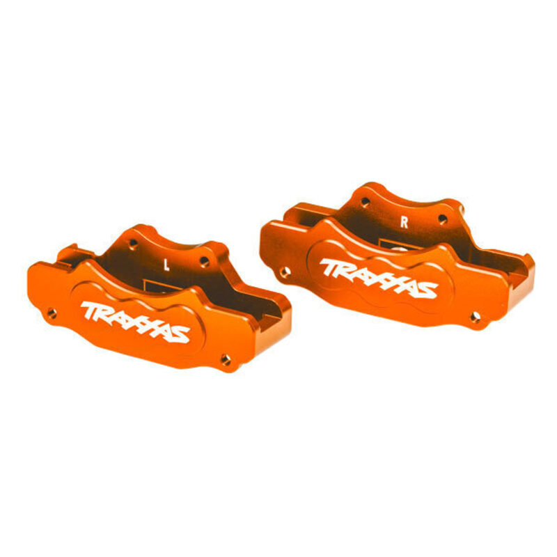Traxxas Orange Aluminum Sand Car Brake Calipers (L&R) TRA10951-ORNG - 10951-orng-jpg Traxxas Orange Aluminum Sand Car Brake Calipers (L&R) TRA10951-ORNG