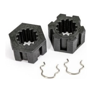 Traxxas Front Pro Scale Sand Car Hex Hubs & Clips (2) TRA10954