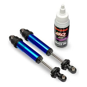 Traxxas Blue Aluminum GT-Maxx Rear Shocks (2) TRA10962-BLUE