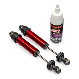 Traxxas Red Aluminum GT-Maxx Rear Shocks (2) TRA10962-RED