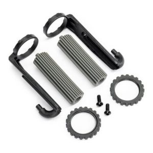 Traxxas Gray Pro Scale Sand Car Front Shock Reservoirs (2) TRA10966-GRAY