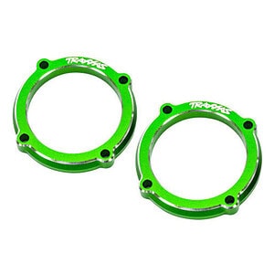 Traxxas Green Aluminum LED Light Pod Retainers (2) TRA10969-GRN
