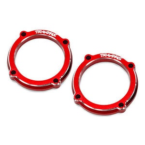 Traxxas Red Aluminum LED Light Pod Retainers (2) TRA10969-RED