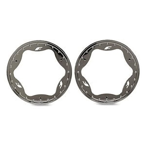 Traxxas 3.5in Chrome Funco Front Beadlock Rings (2) TRA10976-CHRM