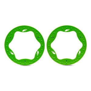 Traxxas 3.5in Green Funco Front Beadlock Rings (2) TRA10976-GRN