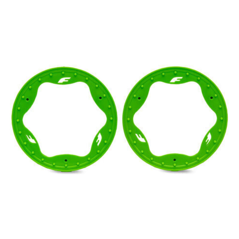 Traxxas 3.5in Green Funco Front Beadlock Rings (2) TRA10976-GRN