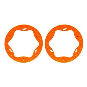 Traxxas 3.5in Orange Funco Front Beadlock Rings (2) TRA10976-ORNG