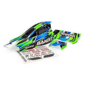 Traxxas Bandit Green Body w/ Wing TRA2430-GRN