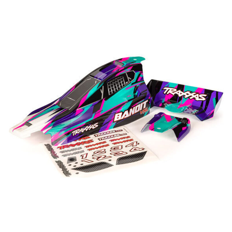 Traxxas Bandit VXL Purple Body w/ Wing TRA2436T - 2436t-jpg Traxxas Bandit VXL Purple Body w/ Wing TRA2436T
