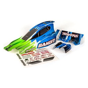 Traxxas Bandit Green Body w/ Wing TRA2450X