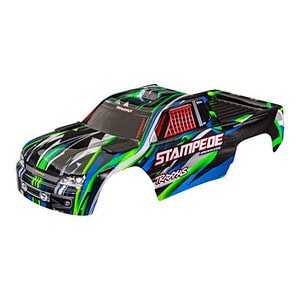 Traxxas Stampede 2WD Green Clipless Body TRA3620-GRN