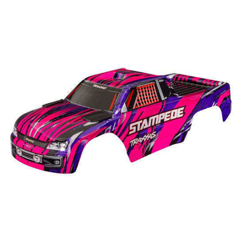 Traxxas Stampede 2WD Pink Clipless Body TRA3620A-PINK - 3620a-pink-jpg Traxxas Stampede 2WD Pink Clipless Body TRA3620A-PINK