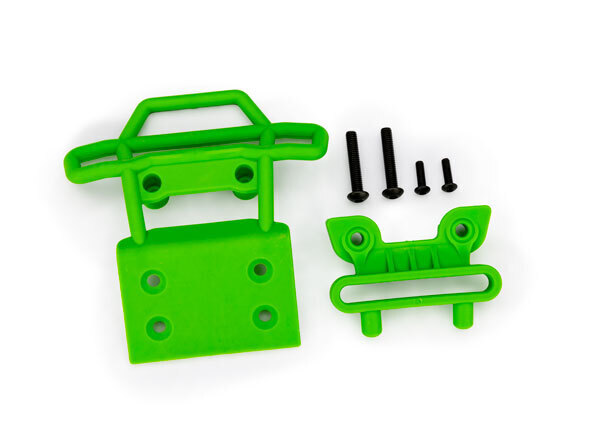 Traxxas Green Front Bumper and Bumper Mount TRA3621-GRN