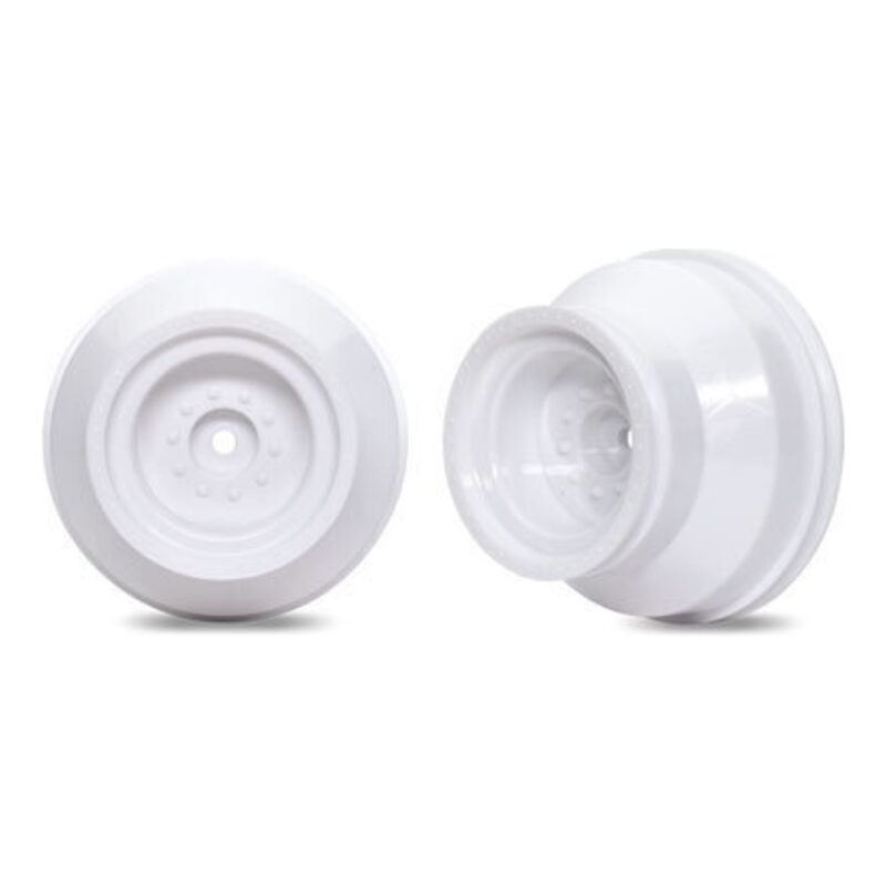Traxxas Monster Truck Dual-Profile White Wheels (2) TRA3664-WHT - 3664-wht-jpg Traxxas Monster Truck Dual-Profile White Wheels (2) TRA3664-WHT