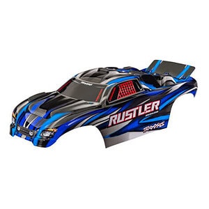 Traxxas Rustler 2WD Blue Clipless Body TRA3721-BLUE