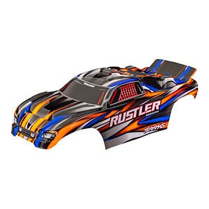 Traxxas Rustler 2WD Orange Clipless Body TRA3721-ORNG
