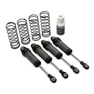 Traxxas Long Gray Ultra Shocks with Springs (4) TRA3760-GRAY