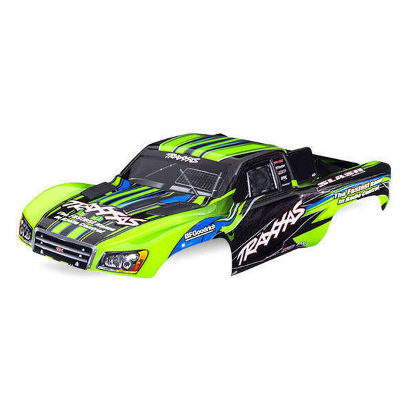Traxxas Slash 2WD Green Clipless Body TRA5924-GRN - 5924-grn-jpg Traxxas Slash 2WD Green Clipless Body TRA5924-GRN