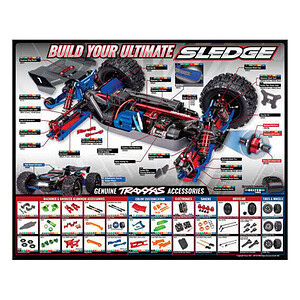 Traxxas Counter Mat: Sledge Accessories TRA6108