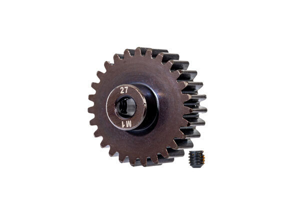 Traxxas 27-Tooth Machined Pinion Gear (1.0 Mod) 5 mm Bore TRA6480R - 6480r-jpg Traxxas 27-Tooth Machined Pinion Gear (1.0 Mod) 5 mm Bore TRA6480R
