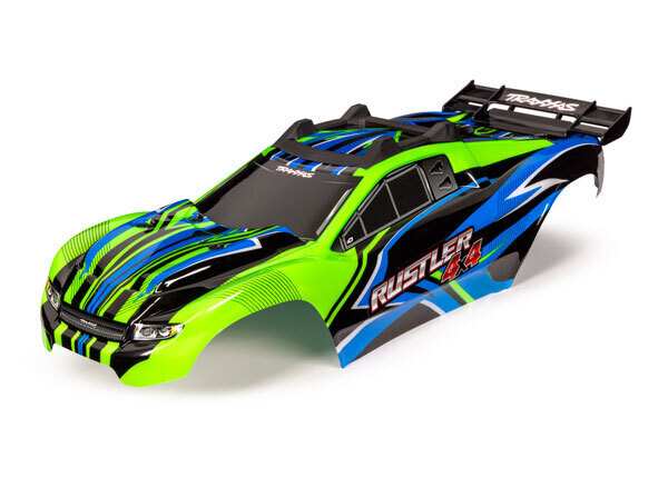 Traxxas Rustler 4X4 Green Body TRA6734G Pre-Painted