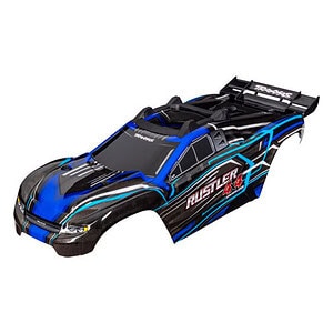 Traxxas Rustler 4X4 Blue Clipless Body TRA6740-BLUE