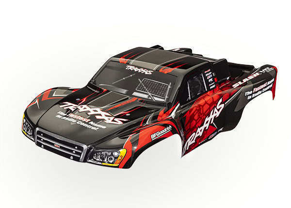 Traxxas Slash 4X4 VXL Red body TRA6812R Pre-Painted