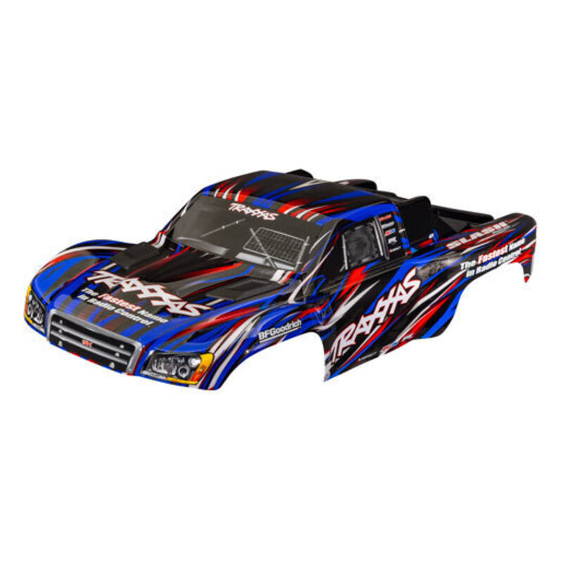 Traxxas Slash 4X4 Blue Clipless Body TRA6941-BLUE - 6941-blue-jpg Traxxas Slash 4X4 Blue Clipless Body TRA6941-BLUE