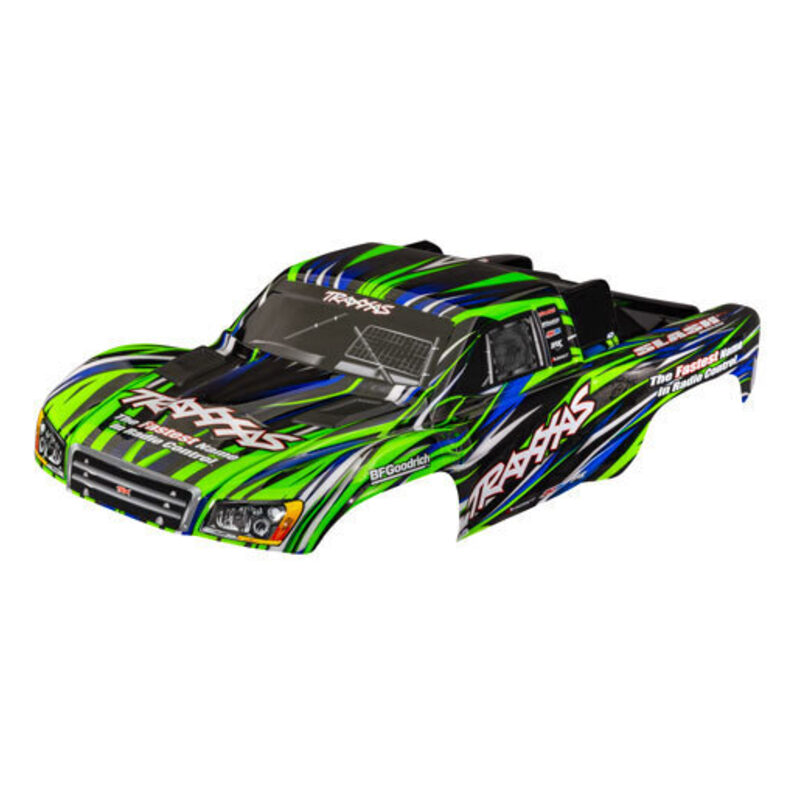Traxxas Slash 4X4 Green Clipless Body TRA6941-GRN - 6941-grn-jpg Traxxas Slash 4X4 Green Clipless Body TRA6941-GRN