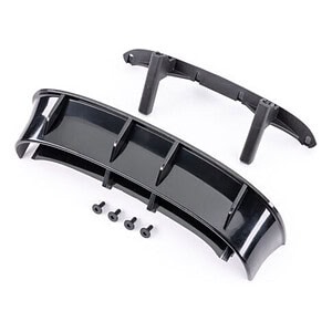 Traxxas Ford Fiesta Black Rear Wing with Screws TRA7413X