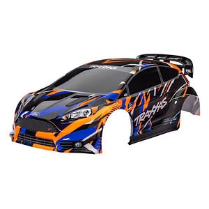 Traxxas Ford Fiesta ST Rally Orange Clipless Body TRA7427-ORNG