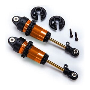Traxxas 1/10 Orange Aluminum Long GTR Shocks (2) TRA7461-ORNG