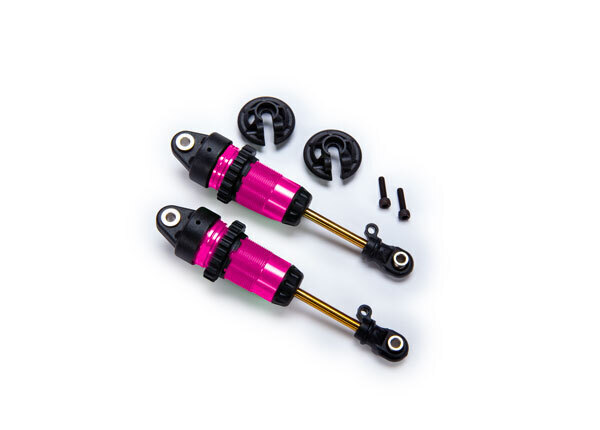 Traxxas 1/10 Pink Aluminum Long GTR Shocks (2) TRA7461-PINK - 7461-pink-jpg Traxxas 1/10 Pink Aluminum Long GTR Shocks (2) TRA7461-PINK