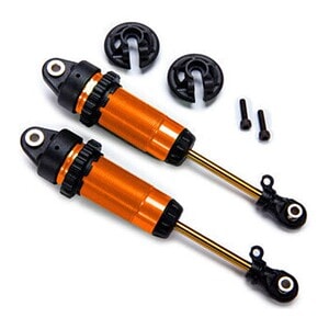 Traxxas 1/10 Orange Aluminum XX-Long GTR Shocks (2) TRA7462-ORNG