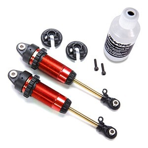 Traxxas 1/10 Red Aluminum XX-Long GTR Shocks (2) TRA7462-RED