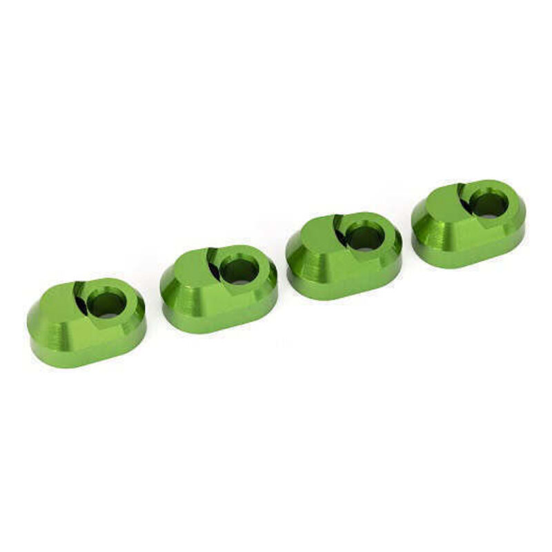 Traxxas Green Aluminum Suspension Pin Retainers (4) TRA7743-GRN - 7743-grn-jpg Traxxas Green Aluminum Suspension Pin Retainers (4) TRA7743-GRN