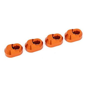 Traxxas Orange Aluminum Suspension Pin Retainers (4) TRA7743-ORNG
